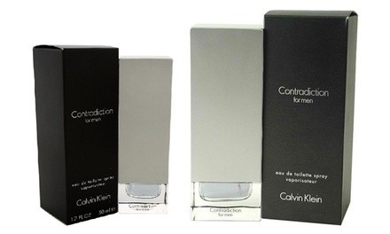 Calvin Klein Contradiction Eau de Toilette Spray for Men (1.7 or 3.4 Fl. Oz.)