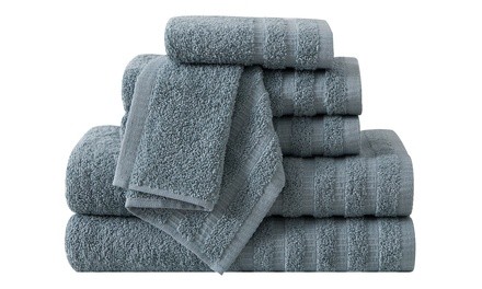 100% Cotton Fade Resistant Luxury Towel Set (6-Piece)