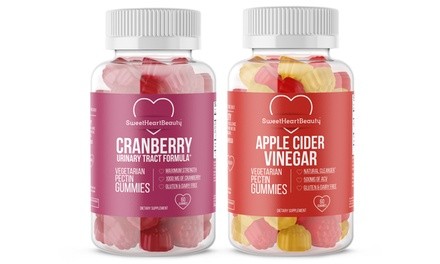 Apple Cider Vinegar & Cranberry Immune Support Gummy (60-Count; 2-Pack)