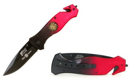 Whetstone 8 Inch Xtreme Fire Fighter Tactical Folding Pocket Knife