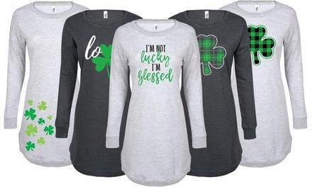Women's St. Patrick's Day Dress. Plus Sizes Available. 