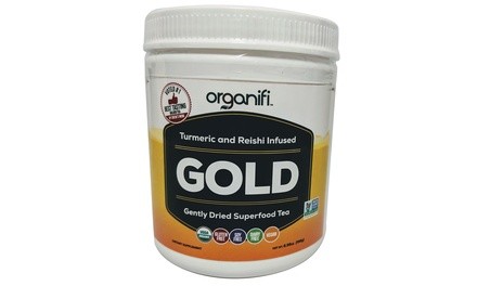 Organifi Turmeric and Reishi Infused Gold Superfood Powder (6.98 Oz.)