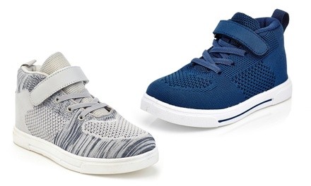Franco Vanucci Boys', Toddlers', and Youth Boys' High-Top Knit Sneakers
