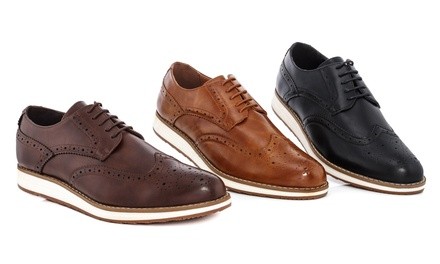 Franco Vanucci Men's Wingtip Oxford Shoes