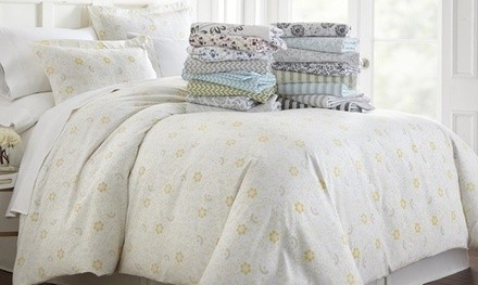 Merit Linens Ultra Soft Patterned Duvet Cover Set