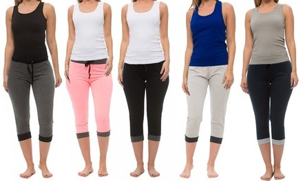 CoCo Limon Tank and Lounge Jogger Set (4-Piece)