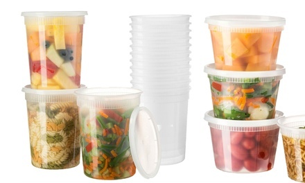 Microwave and Freezer Safe Food Storage Containers Set (48-Piece)