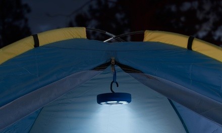 Camping Light, Hanging LED Tent Light with Adjustable Brightness, Timer, Dimmer
