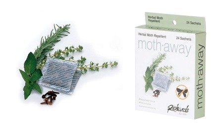 Moth-Away Herbal Repellent Sachets (18-, 24-, or 72-Pack)