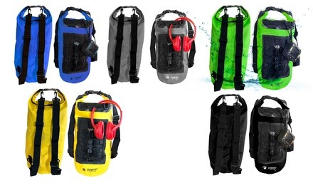 Waterproof Dry Floating Duffel Backpack Bag with Backpack Straps