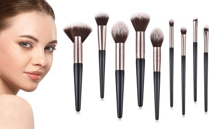 Professional Flawless Makeup Brush Set (9-Piece)