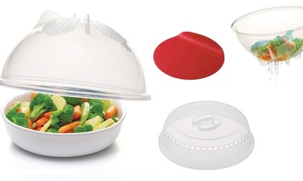 Prep Solutions by Progressive Microwave Food Covers with Silicone Mat