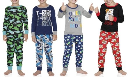 Dead Tired Boys Cotton Characters Pajama Set (4-Pieces)
