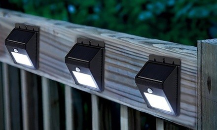 Solar-Powered Outdoor LED Light with Motion Sensor