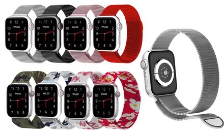 Waloo Milanese Watch Bands for Apple Watch Series 1–5 (2-,3-, or 4-Pack)