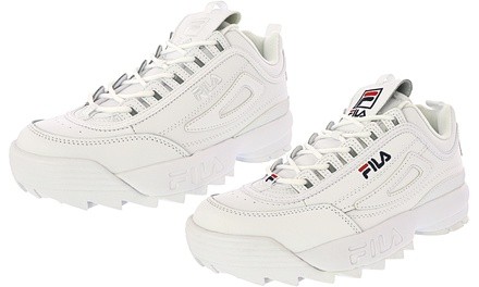 Fila Men's Disruptor Ii Premium Ankle-High Patent Leather Sneakers