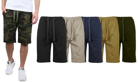 4-Pack Galaxy By Harvic Men's Cotton Stretch Twill Jogger Shorts (S-XL)