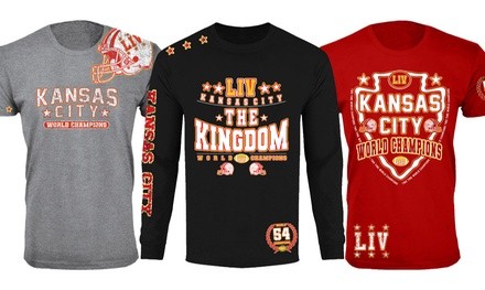 Men's Awesome Kansas City Football Champions Shirts (S-3XL)