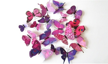 3D Butterfly Magnets (12-Piece Set) 