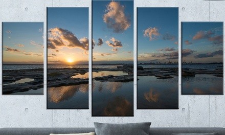 Large Sea and Shore Canvas Art Prints