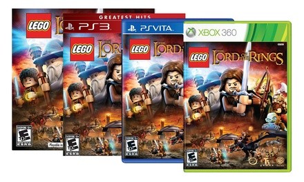 LEGO The Lord of the Rings for PS3, PS Vita, Xbox 360, and 3DS