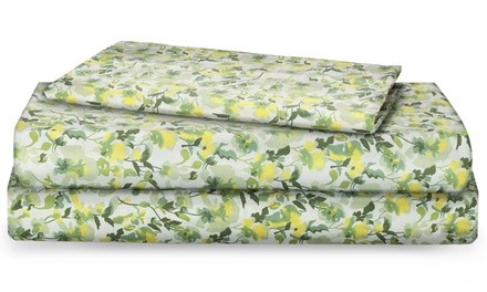 200TC 100% Cotton AURAA Essential Printed Sheet Set