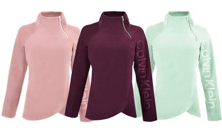 Calvin Klein Performance Twisted Active Fleece Pullover
