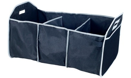 Stalwart 3-Bin Car Trunk Organizer with Bonus Cold Storage Bag