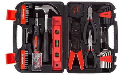 Stalwart 125-Piece Hand Tool Set with Case