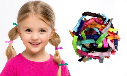 SureCure Rainbow Ribbon No-Damage Hair Ties (30-, 120-, or 180-Pack)