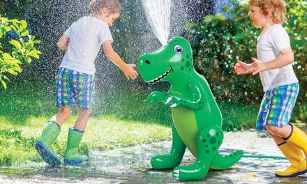 Inflatable Dinosaur, Hydrant, or Dolphin Sprinkler