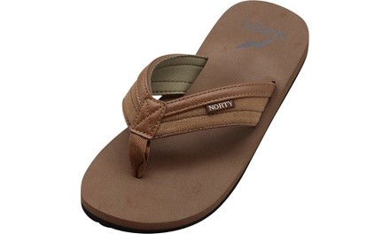 Norty Men's Sandals for Beach, Casual, Outdoor & Indoor Flip Flop Thong