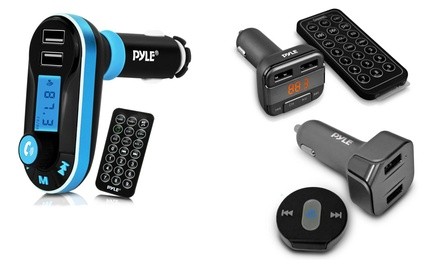 Smartphone Bluetooth FM Transmitter and Car Charger Kit 