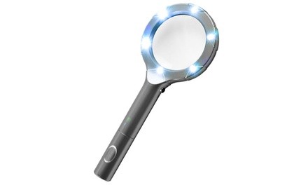 Stalwart 6-LED High-Powered Magnifying Glass