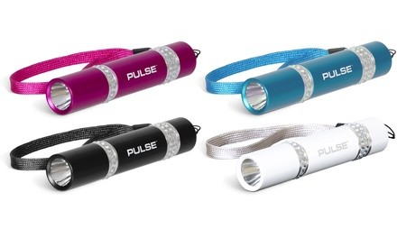 Lux-Pro Pulse PS205 Aluminum Slim and Glossy Rhinestone LED Flashlight