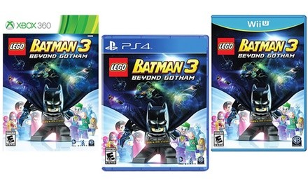 LEGO Batman 3: Beyond Gotham for PS3, PS4, PS Vita, 3DS, WiiU, Xbox One, or X360
