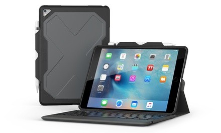 Rugged Messenger Keyboard and Cover Case for 10.5