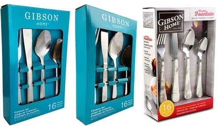 Gibson Stainless Steel Flatware Set (16-Piece)