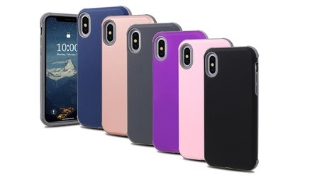 Double-Layer Shock-Resistant Case for iPhone 7, 8, 7+, 8+, X, XS, XS Max, and XR