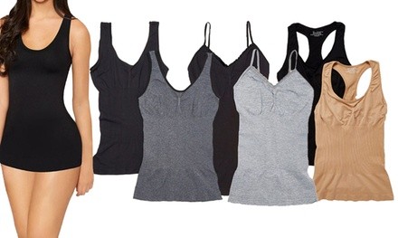 Women's Firm Compression Shaping Camisole (4-Pack). Plus Sizes Available.