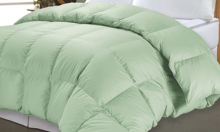 1000TC Cotton Down-Alternative Solid Comforter