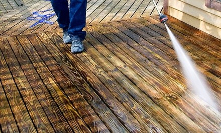 Pressure Washing for a Home with Optional Driveway Washing from X-Stream Services LLC (Up to 56% Off) 