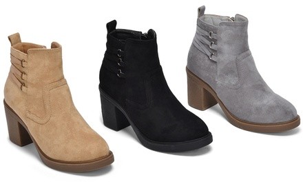 Olive Street Bailey Women's Booties (Up To Size 11) | Groupon Exclusive