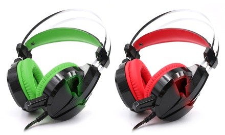 GamerPros Phoenix LED Light-Up Gaming Headphones for Xbox, PlayStation, and PC