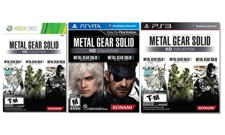Metal Gear Solid HD Collection for PS3, Xbox 360, or Playstation Vita
