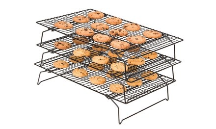 Stackable Non-Stick Cooling Rack Set (3-Piece)