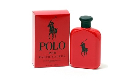 Polo Red Men By Ralph Lauren  EDT Spray 4.2 Oz