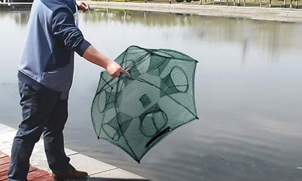 iMounTEK Portable Folding Hexagon Fishing Trap Net