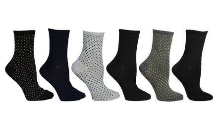 Steve Madden Women's Warm Crew-Length Winter Socks (6 or 12 Pairs)