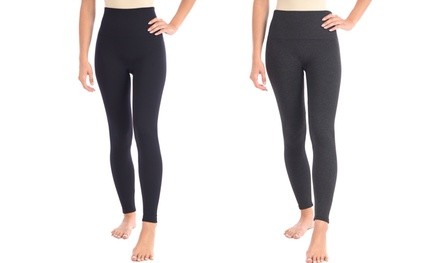 Body Beautiful Women's Shaping Leggings with Double-Layer 5